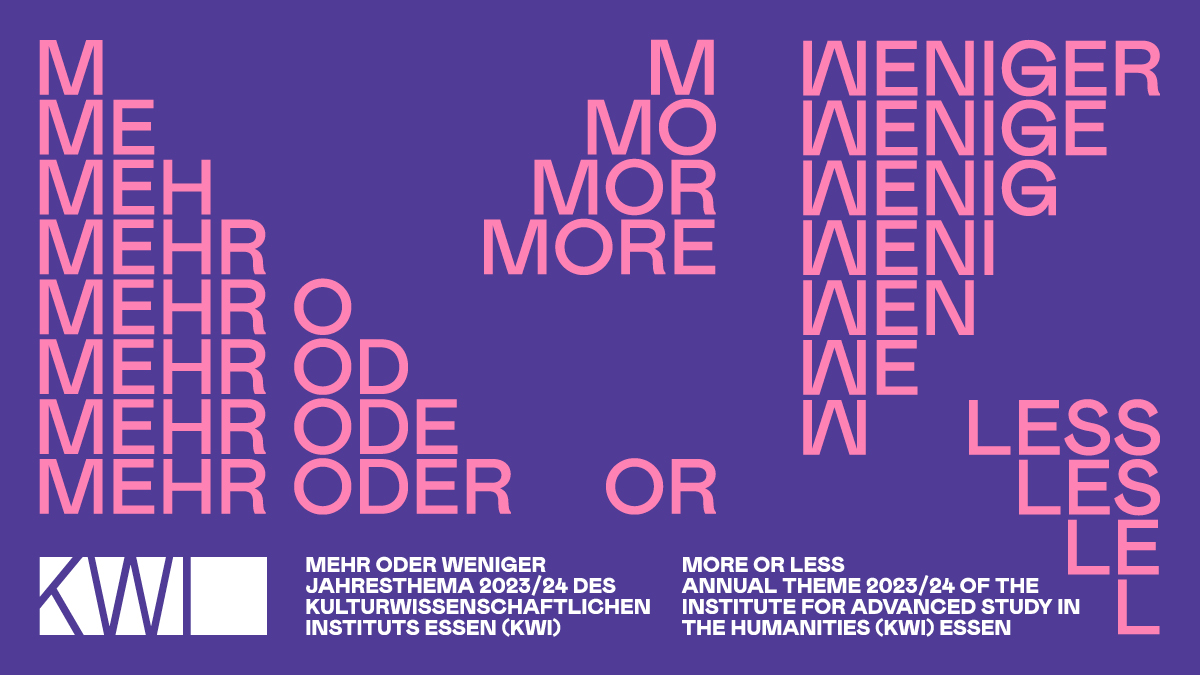 Mehr oder Weniger | More or Less