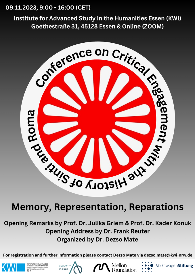 Conference on Critical Engagement with the History of Sinti and Roma