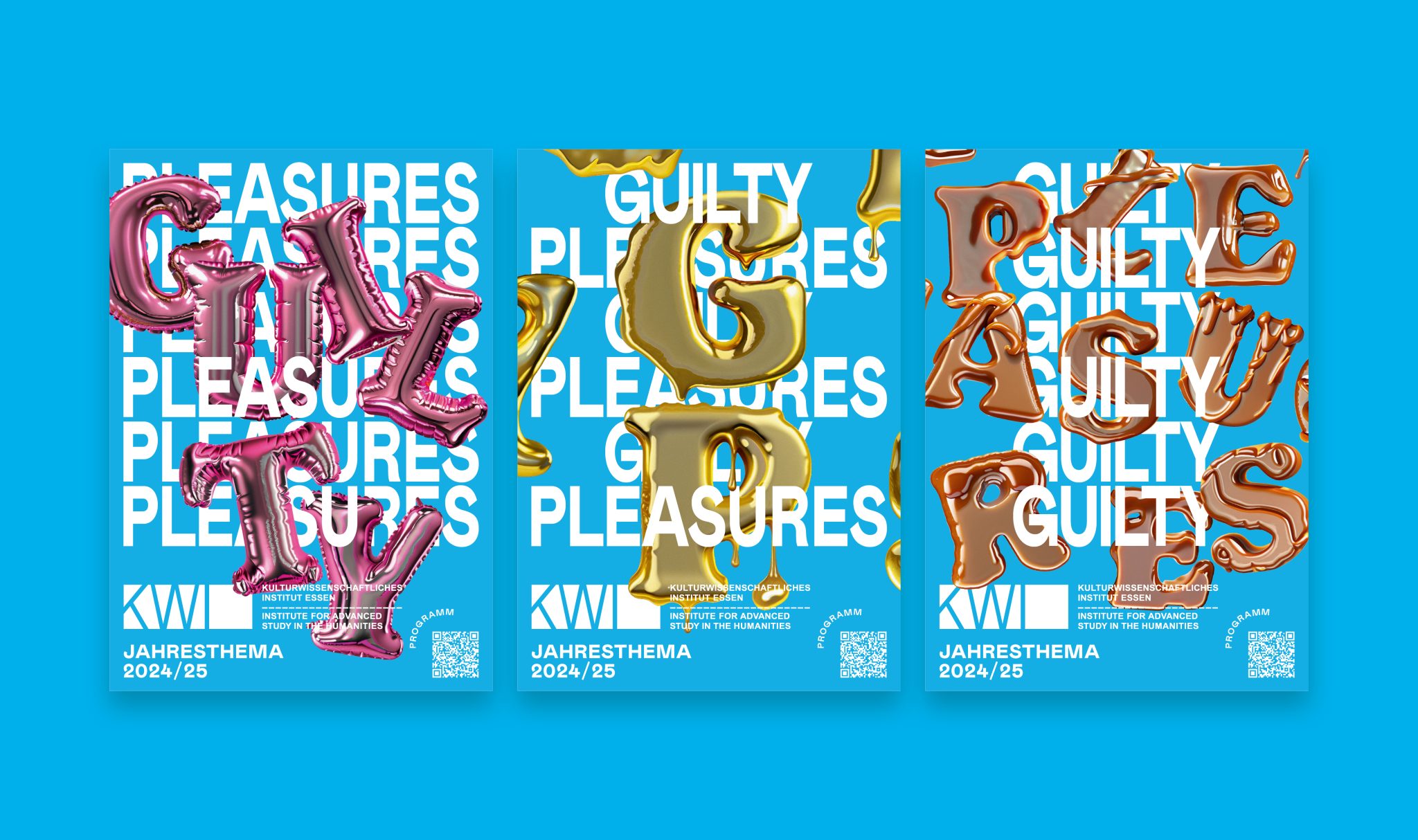 With pleasure: Guilty Pleasures, das neue KWI-Jahresthema 2024/25.