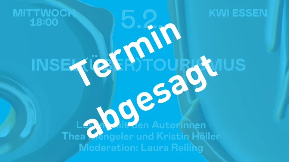 Veranstaltung „Insel(über)tourismus“ kurzfristig abgesagt – Nachholtermin 9.7.2025