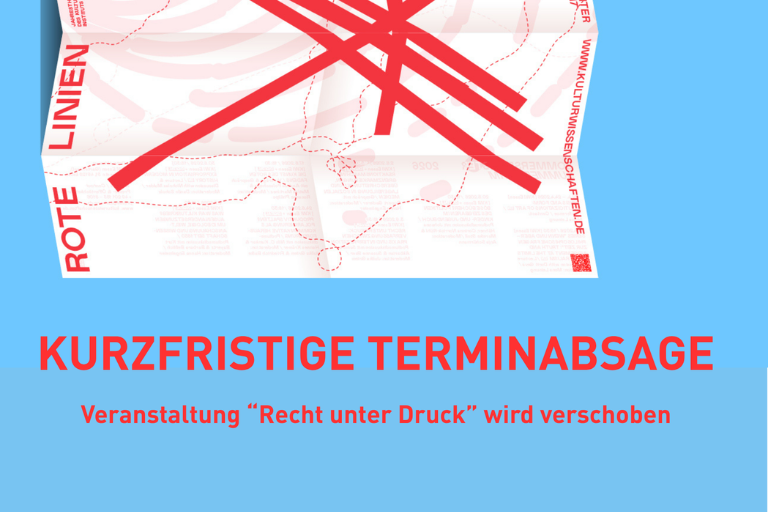 Wichtig: Veranstaltung mit Samira Akbarian und Susanne Baer wird verschoben